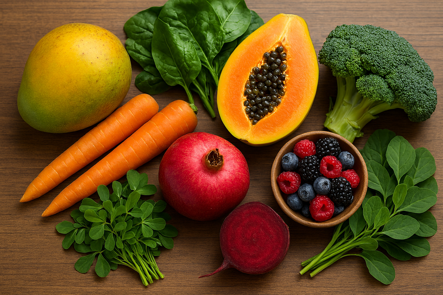 MANGO,PAPAYA,CARROT,BEETS,BERRIES AND MANY MORE TO BOOST YOUR HEALTH